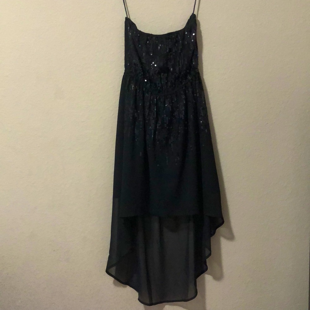Arden B High low sequence dress